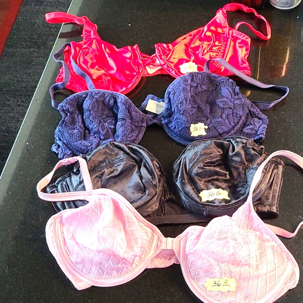 36b bra set of 4